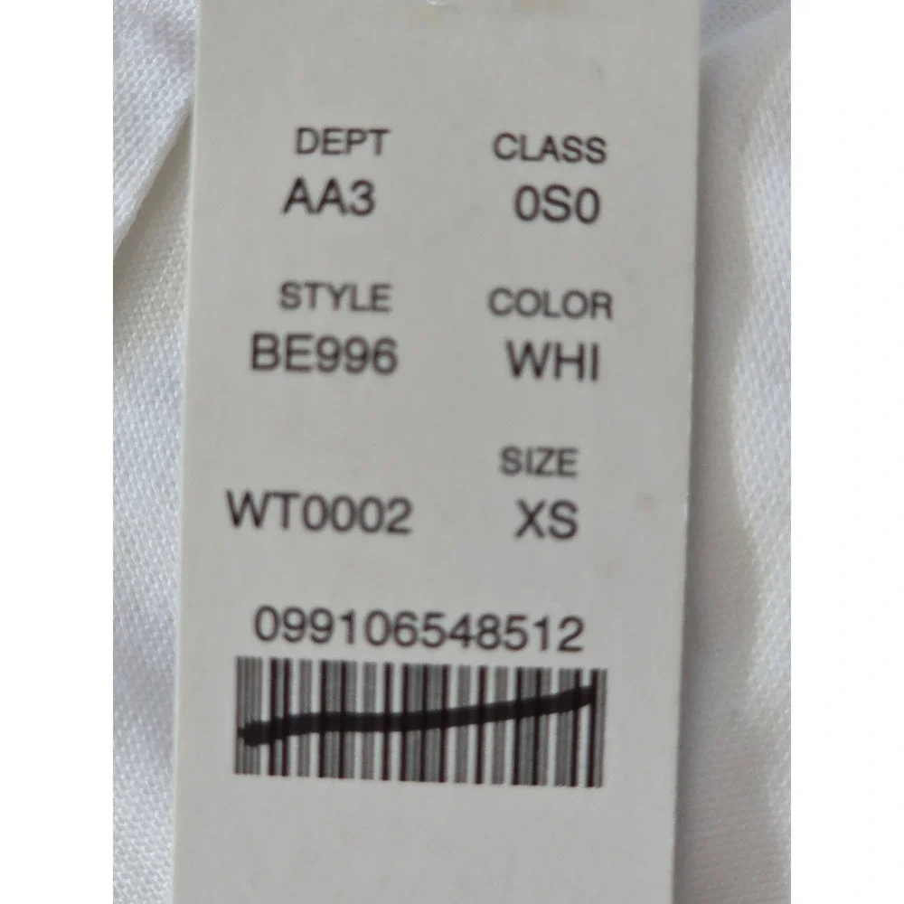 J. Crew Shirt Broken-In Oxford Classic CHW Monogram Mens XS White NWT BE996